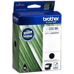 Brother LC-22EBK Black Original Ink Cartridge (2400 Pages) for Brother MFC-J5920DW