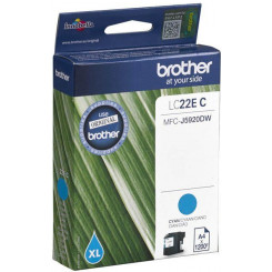 Brother LC-22EC Cyan Original Ink Cartridge (1200 Pages) for Brother MFC-J5920DW