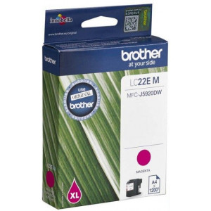 Brother LC-22EM Magenta Original Ink Cartridge (1200 Pages) for Brother MFC-J5920DW