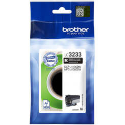 Brother LC-3233BK Black Original Ink Cartridge (3000 Pages) for Brother DCP-J1100DW, MFC-J1300dw