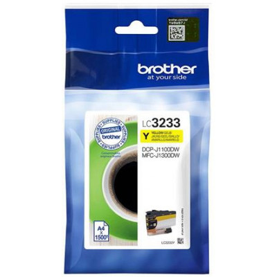 Brother LC-3233C Cyan Original Ink Cartridge (1500 Pages) for Brother DCP-J1100DW, MFC-J1300dw