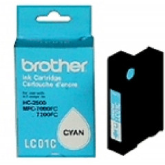 Brother LC-01C CYAN Original Ink Cartridge (300 Pages)