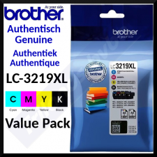 Brother LC-3219XLVAL (4-XL Ink CMYK Pack) Original High Capacity Black / Cyan / Magenta / Yellow Ink Cartridges