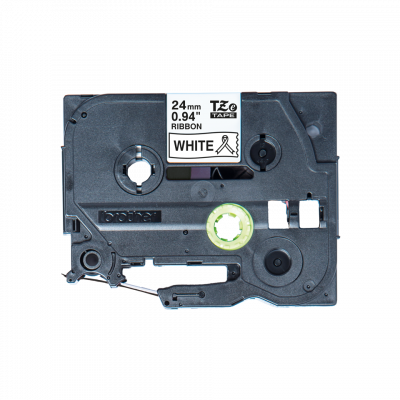 Brother TZe-R251 - Satin - black on white - Roll (2.4 cm x 4 m) 1 cassette(s) ribbon tape - for Brother PT-D600