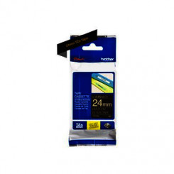 Brother TZe-R354 - Satin - gold on black - Roll (2.4 cm x 4 m) 1 cassette(s) ribbon tape - for Brother PT-D600