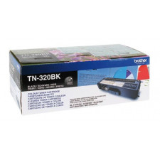 Brother TN-320BK Black Original Toner Cartridge (2500 Pages) for Brother DCP-9055CDN, DCP-9270CDN, MFC-9460CD, MFC-9460CN, MFC-9460CDN, MFC-9465CDN, MFC-9560CDW, MFC-9970CDN, MFC-9970CDW, HL-4140CN, HL-4150CDN, HL-4570CDW, HL-4570CDWT