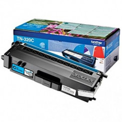 Brother TN-320C Cyan Original Toner Cartridge (1500 Pages) for Brother DCP9055CDN, DCP9270CDN, MFC9460CD, MFC9460CN, MFC9460CDN, MFC9465CDN, MFC9560CDW, MFC9970CDN, MFC9970CDW, HL4140CN, HL4150CDN, HL4570CDW, HL4570CDWT