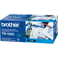 Brother TN-135C Cyan Toner High Capacity Original Cartridge (4000 Pages) for Brother DCP-9040CN, DCP-9042CDN, DCP-9045CDN, DCP-9440CN, DCP-9840CDW , MFC-9440CN, MFC-9450CDN, MFC-9450CDW, MFC-9840CDW, MFC-9849CDN, HL-4040CN, HL-4050CDN, HL-4070CDW