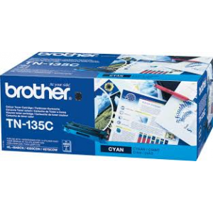 Brother TN-135C Cyan Toner High Capacity Original Cartridge (4000 Pages)