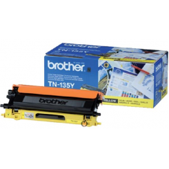 Brother TN-135Y High Capacity Yellow Original Toner Cartridge (4000 Pages) for Brother DCP-9040CN, DCP-9042CDN, DCP-9045CDN, DCP-9440CN, DCP-9840CDW , MFC-9440CN, MFC-9450CDN, MFC-9450CDW, MFC-9840CDW, MFC-9849CDN, HL-4040CN, HL-4050CDN, HL-4070CDW