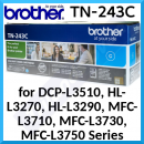 Brother TN-243C CYAN ORIGINAL Toner Cartridge (1.000 Pages)
