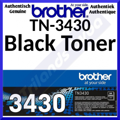 Brother TN-3430 Black Original Toner Cartridge (3000 Pages)