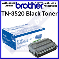 Brother TN-3520 Extra High Yield Black Original Toner Cartridge (20000 Pages)