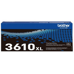 Brother TN-3610XL BLACK ORIGINAL High Yield Toner Cartridge - 25.000 Pages
