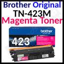 Brother TN-423M Original High Capacity MAGENTA Toner Cartridge (4000 Pages)