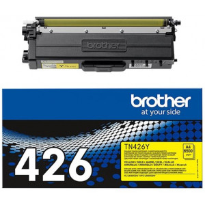 Brother TN-426Y Yellow Extra High Yield Original Toner Cartridge (6.500 Pages)