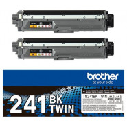 Brother TN-241BKTWIN Original BLACK  (Twin Pack - 2 Toner Pack) Toner Cartridges (2 X 2.500 Pages)