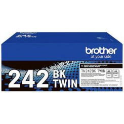 Brother TN-242BKTwin (2-Toner Pack) BLACK Original Toner Cartridges (2 X 2.500 Pages)