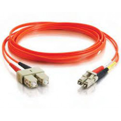 C2G SC-SC 62.5/125 OM1 Duplex Multimode PVC Fiber Optic Cable (LSZH) - Patch cable - SC multi-mode (M) to SC multi-mode (M) - 20 m - fibre optic - duplex - 62.5 / 125 micron - OM1 - orange