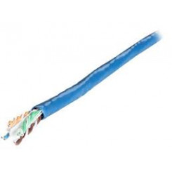 Star Tech 1000 ft Bulk Roll of Blue CMR Cat6 Solid UTP Riser Cable WIR6CMRBL - Cat 6 Riser Cable - Cat.6 UL CMR Ethernet Cable - 23 AWG - 1000ft Blue