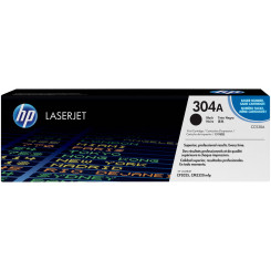HP 304A BLACK ORIGINAL LaserJet Toner Cartridge CC530A (3.500 Pages)