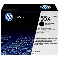 HP 55X BLACK ORIGINAL High Capacity LaserJet Toner Cartridge  (12.500 Pages) - CE255X