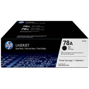 HP 78A BLACK (2-Toner Pack) ORIGINAL LaserJet Toner Cartridges CE278AD (2 X 2.100 Pages)
