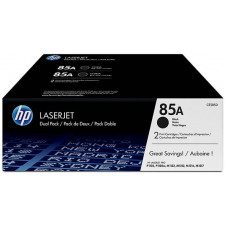 HP 85A (2-Pack) Original BLACK LaserJet Toner Cartridges CE285AD (2 X 1600 Pages)