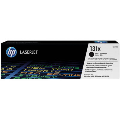 HP 131X BLACK ORIGINAL LaserJet High Capacity Toner Cartridge CF210X (2.400 Pages)
