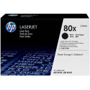 HP 80X Original 2-Toner Pack High Yield LaserJet BLACK Toner Cartridges (2 X 6900 Pages) - CF280XD