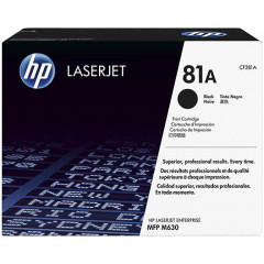 HP 81A BLACK ORIGINAL LaserJet Toner Cartridge CF281A (10.500 Pages)