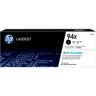 HP 94X BLACK ORIGINAL LaserJet High Capacity Toner Cartridge CF294X (2.800 Pages)