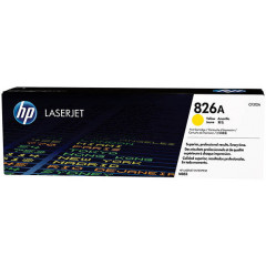 HP 826A Yellow Original LaserJet Toner Cartridge CF312A (31000 Pages) for HP Color LaserJet Enterprise M855dn, M855x+, M855x+ NFC/Wireless direct, M855xh