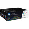 HP 305A (3-Toner CMY Pack) Original CYAN / MAGENTA / YELLOW Authentic Blue Box Packed LaserJet Toner Cartridges CF370AM