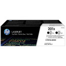 HP 201X (2-Toner Pack) Original High Capacity BLACK LaserJet Toner Cartridges (2 X 2.800 Pages)