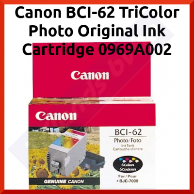 Canon BCI-62 TriColor Photo Original Ink Cartridge (220 Prints)