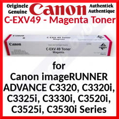 Canon C-EXV 49 Magenta Original Toner Cartridge 8526B002 (19000 Pages)