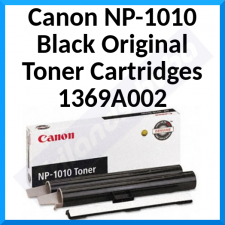 Canon NP-1010 Black Original Toner Cartridges 1369A002 (2 X 4000 Pages) for Canon NP1010, NP1020, NP6010