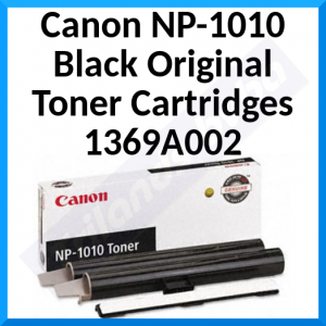 Canon NP-1010 BLACK Original Toner Cartridges 1369A002 (2 X 4000 Pages)