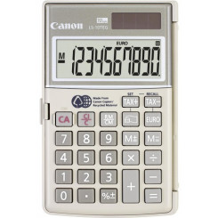 Canon LS-10TEG Simple Calculator - 10 Digits - LCD - Battery/Solar Powered
