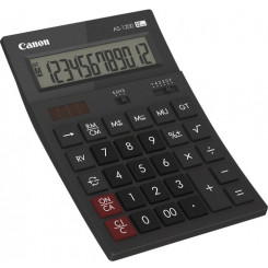 Canon AS-1200 Simple Calculator 12 Digits - LCD - Battery/Solar Powered