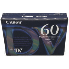 Canon DV-ME60 Mini DV Digital Video Tape 3133A002 - 60 / 90 Minutes (SP60 / LP90) Cassette