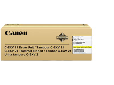 Canon C-EXV 21 Yellow Original Imaging Drum (53000 Pages) for Canon ImageRunner IR-C2380, IR-C2380i, IR-C2880, IR-C2880i, IR-C3080, IR-C3080i, IR-C3380, IR-C3380i, IR-C3580, IR-C3580i