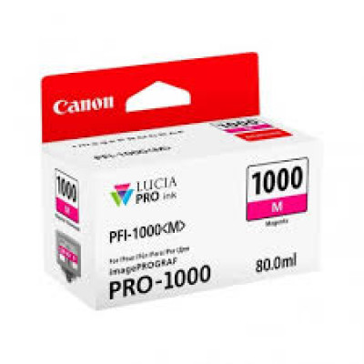 Canon PFI-1000M MAGENTA Original Ink Tank Cartridge (80 ml)