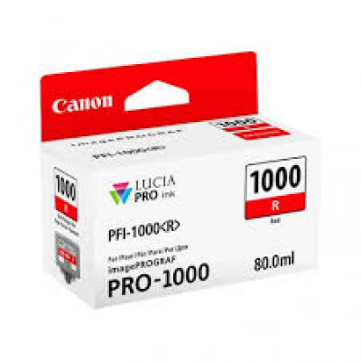 Canon PFI-1000R RED Original Ink Tank Cartridge (80 ml)