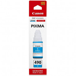 Canon GI 490 C - 70 ml - cyan - original - ink refill - for PIXMA G1400, G2400, G3400, G4400