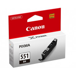 Canon CLI-551BK Black Ink Original Cartridge 6508B001 (7 Ml.) for Canon MAXIFY MG-6650 - Pixma iP-7250, iP-8750, iX-6850, MG-5450, MG-5550, MG-5650, MG-5655, MG-6350, MG-6450, MG-6650, MG-7150, MG-7550, MX-725, MX-925