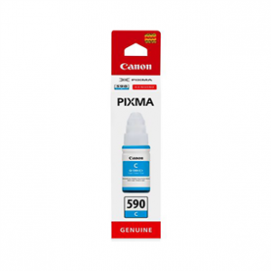 Canon GI-590C Cyan Ink Refill Original Bottle 1604C001 (70 Ml.) for Canon Pixma G1500, G2500, G3500
