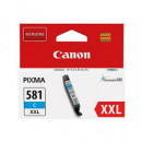 Canon CLI-581C-XXL Cyan Extra Large Capacity Original Ink Cartridge 1995C001 - for PIXMA TR7550, TR8550, TS6150, TS6151, TS8150, TS8151, TS8152, TS9150, TS9155