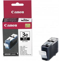 Canon BCI-3BK Black Ink - 500 Pages Original Cartridge - for BJC300,BJC3010,BJC3500,BJC6000,BJ S400,S500,S520,S530D,S600,S630,S750,S4500,S6300,i550,i850,i6500,Multipass C400,C755,F50,F60,F80,SmartBase MP700,MP780